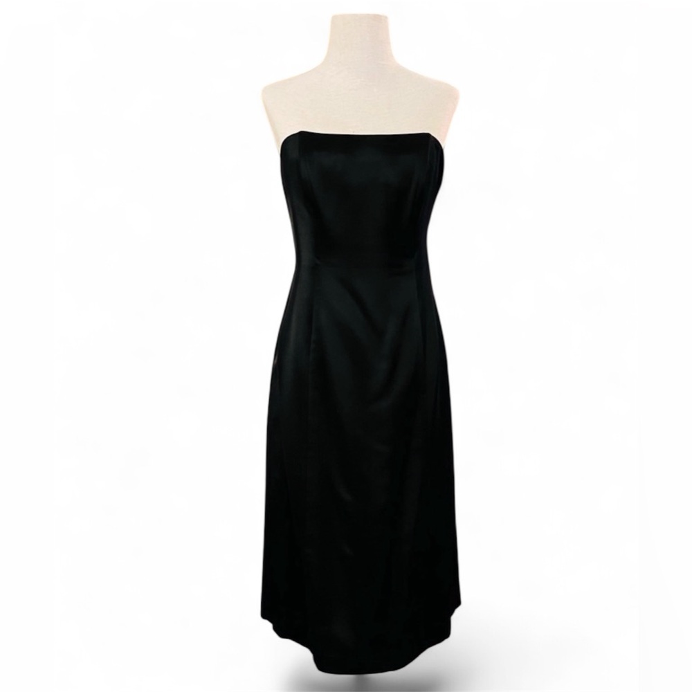Black Strapless Wedding or Holiday Party Dress